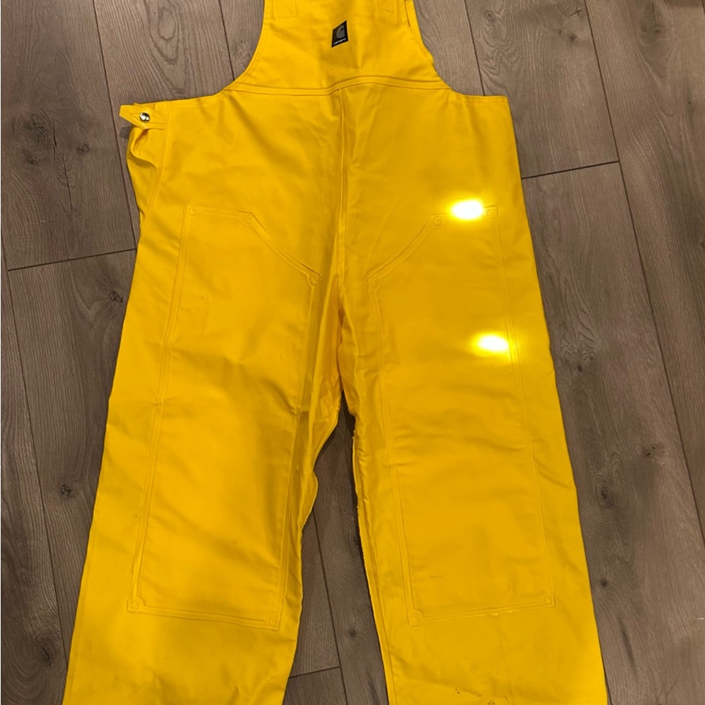 Carhartt Yellow Waterproof Raincoat